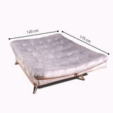 Sala Valencia Gris y Salmón 120x90cm de Seis Puestos Antifluido con Sillas Reclinables