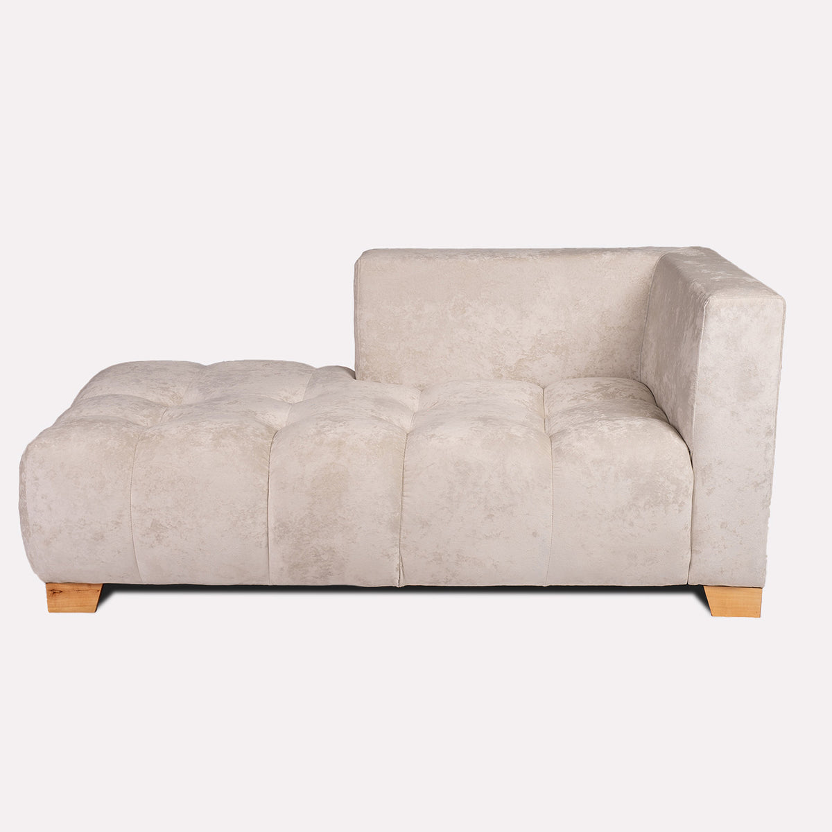 Sala Madrid Marfil 162x80cm Modular de Siete Puestos Antifluido sin Apoyabrazos