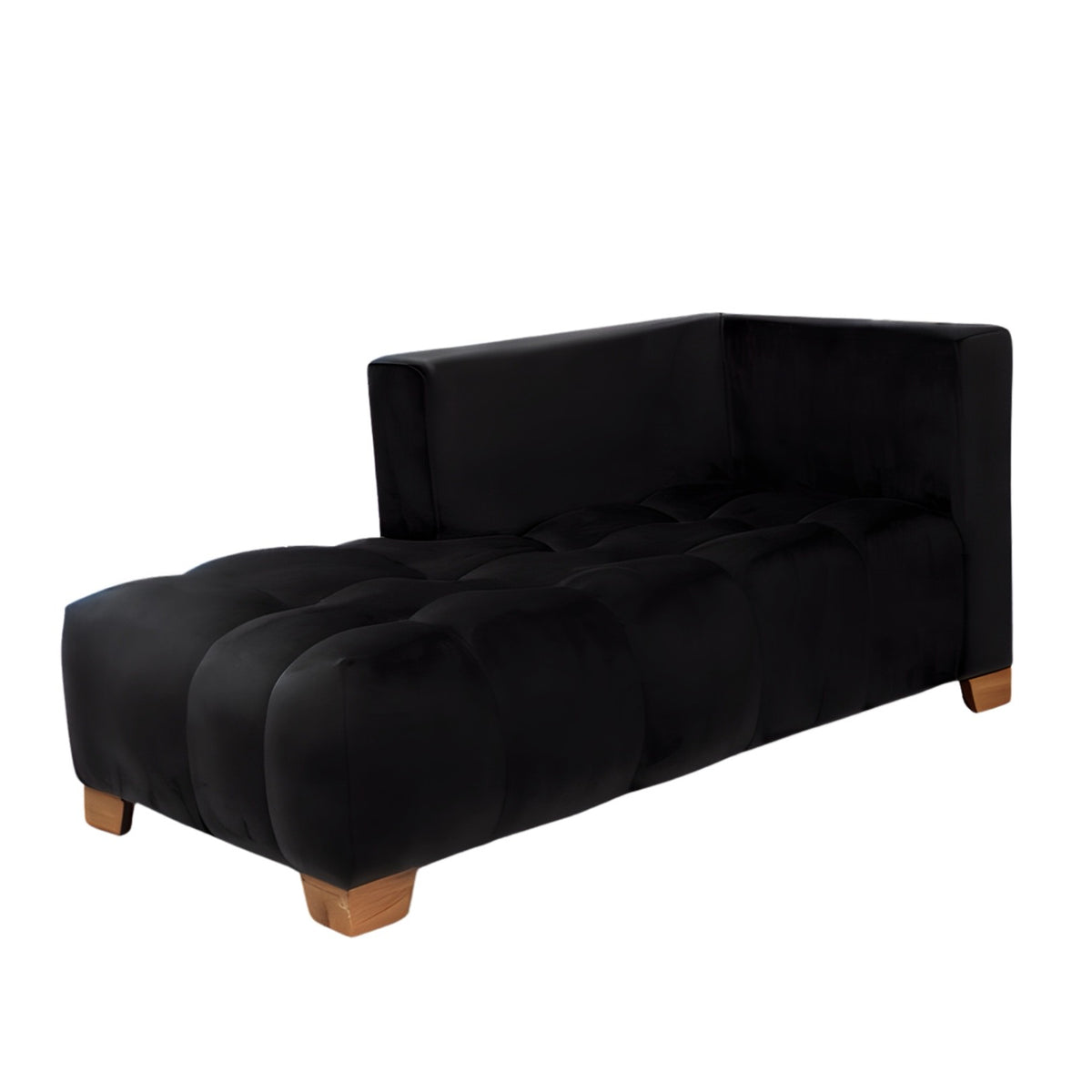 Sala Madrid Negro 162x80cm Modular de Siete Puestos Antifluido sin Apoyabrazos