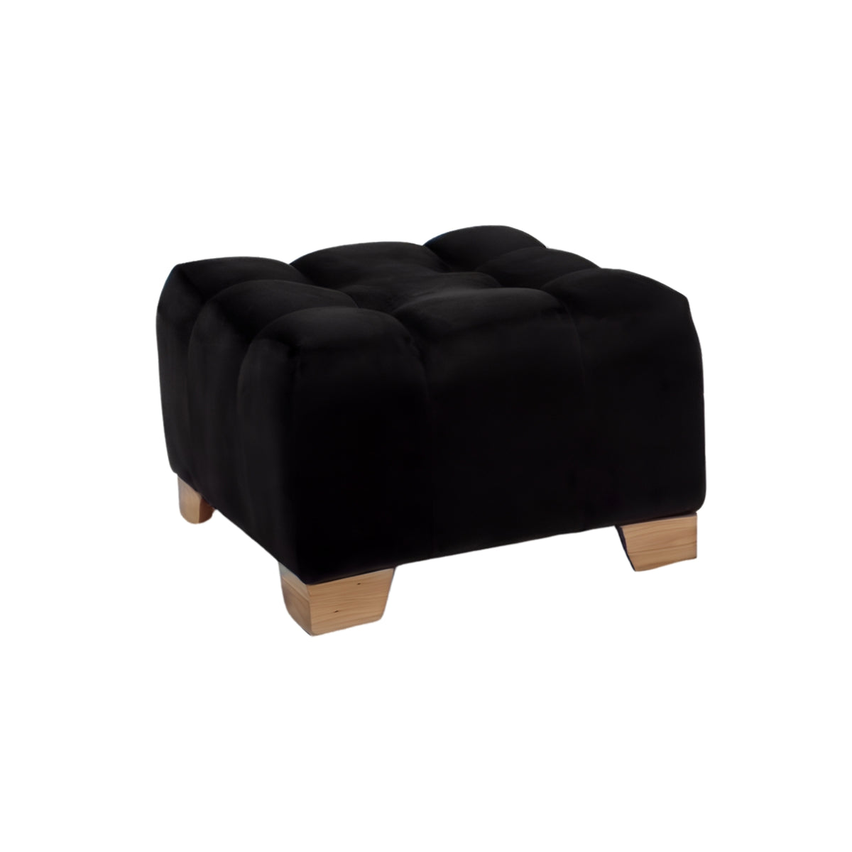 Sala Madrid Negro 162x80cm Modular de Siete Puestos Antifluido sin Apoyabrazos