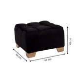 Sala Madrid Negro 162x80cm Modular de Siete Puestos Antifluido sin Apoyabrazos