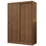 Closet Luke Marron 120x183cm sin Espejo y con Dos Cajones