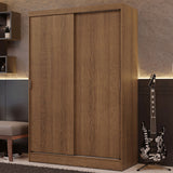 Closet Luke Marron 120x183cm sin Espejo y con Dos Cajones