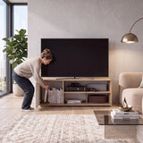 Rack de TV Noah Macadamia 120x44cm Para TV Hasta 50 Pulgadas con Un Cajón