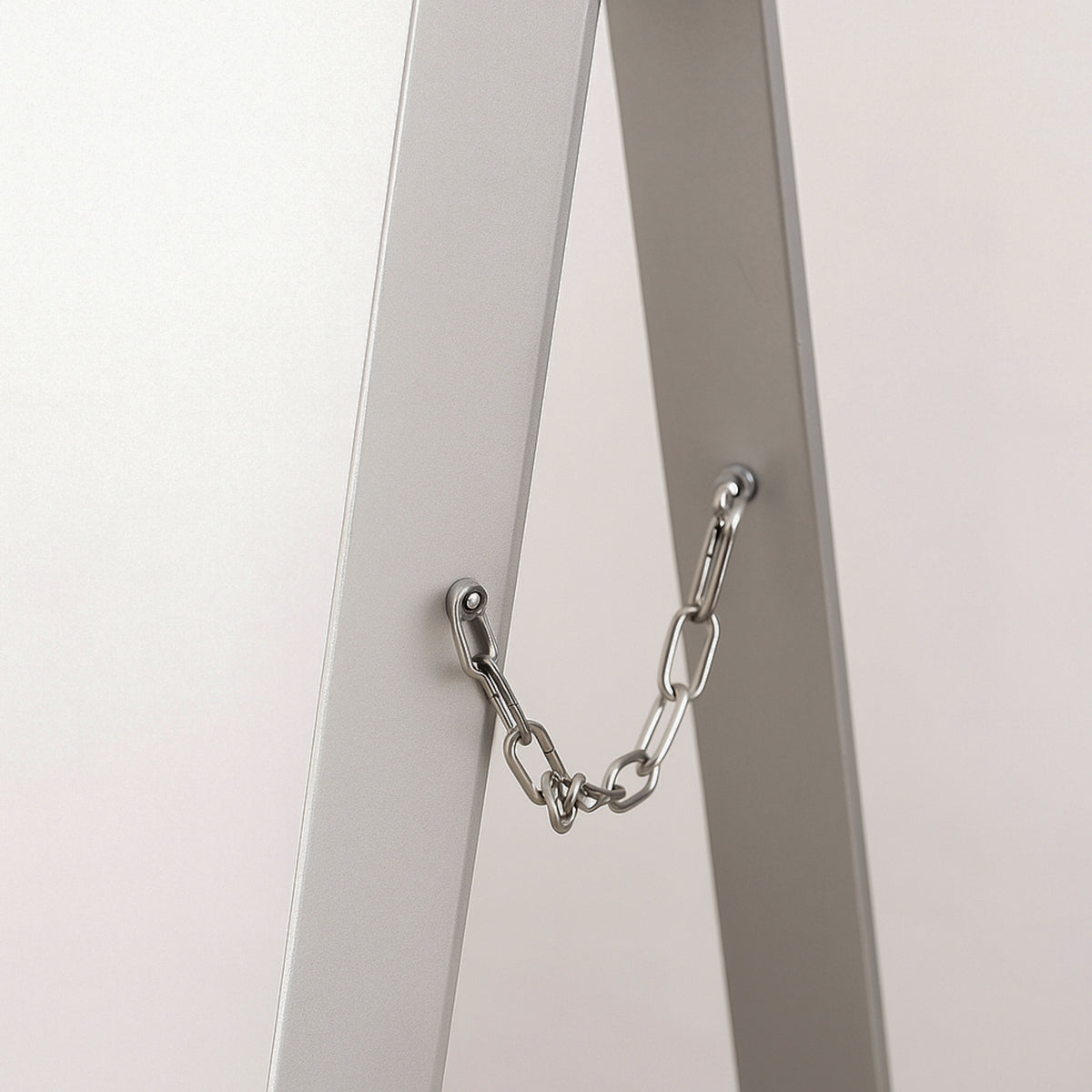 Espejo de Piso Oslo Plata 45x150cm Rectangular con Marco Metálico
