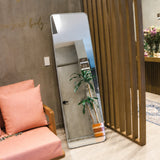 Espejo de Piso Oslo Plata 45x160cm Rectangular con Marco Metálico