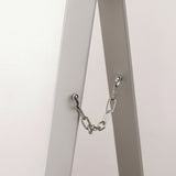 Espejo de Piso Oslo Plata 50x170cm Rectangular con Marco Metálico