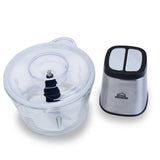 Picador Eléctrico Plata 17.8x24cm de 1.5 Litros de Cuatro Aspas y con Dos Velocidades