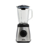 Licuadora Turbo Power Negro Y Plata 17.5x43cm de 1.75 Litros de Seis Aspas y con Cuatro Velocidades