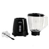 Licuadora Compact Mix Negro 22.5x35cm de 1.8 Litros de Cuatro Aspas y con Dos Velocidades