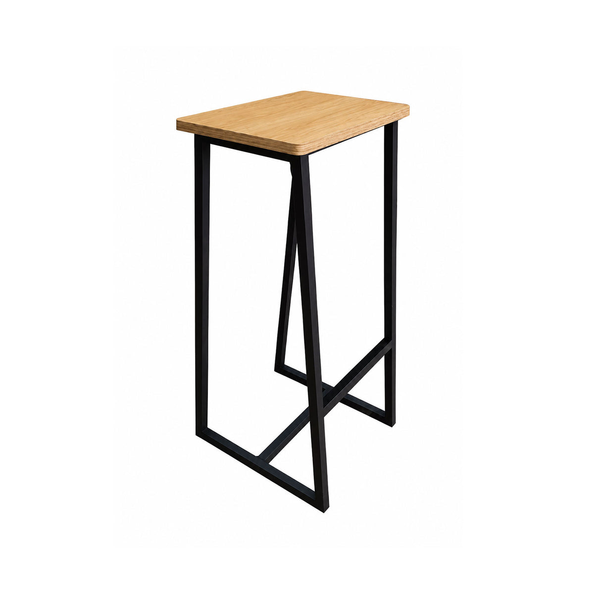 Set x 2 Sillas Bar Toledo 35x70cm de Asiento Cuadrado sin Apoya brazos y sin Espaldar