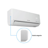 Aire acondicionado Challenger inverter blanco 115 V 12000 BTU 1160 W con temporizador