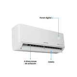 Aire acondicionado Challenger inverter blanco 220 V 12000 BTU 1110 W con temporizador
