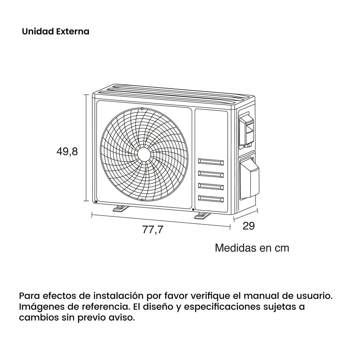 Aire acondicionado Challenger inverter blanco 220 V 12000 BTU 1110 W con temporizador