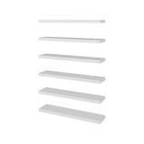 Set de 2 repisas flotantes shelf blancas en MDP 91.4 cm modernas