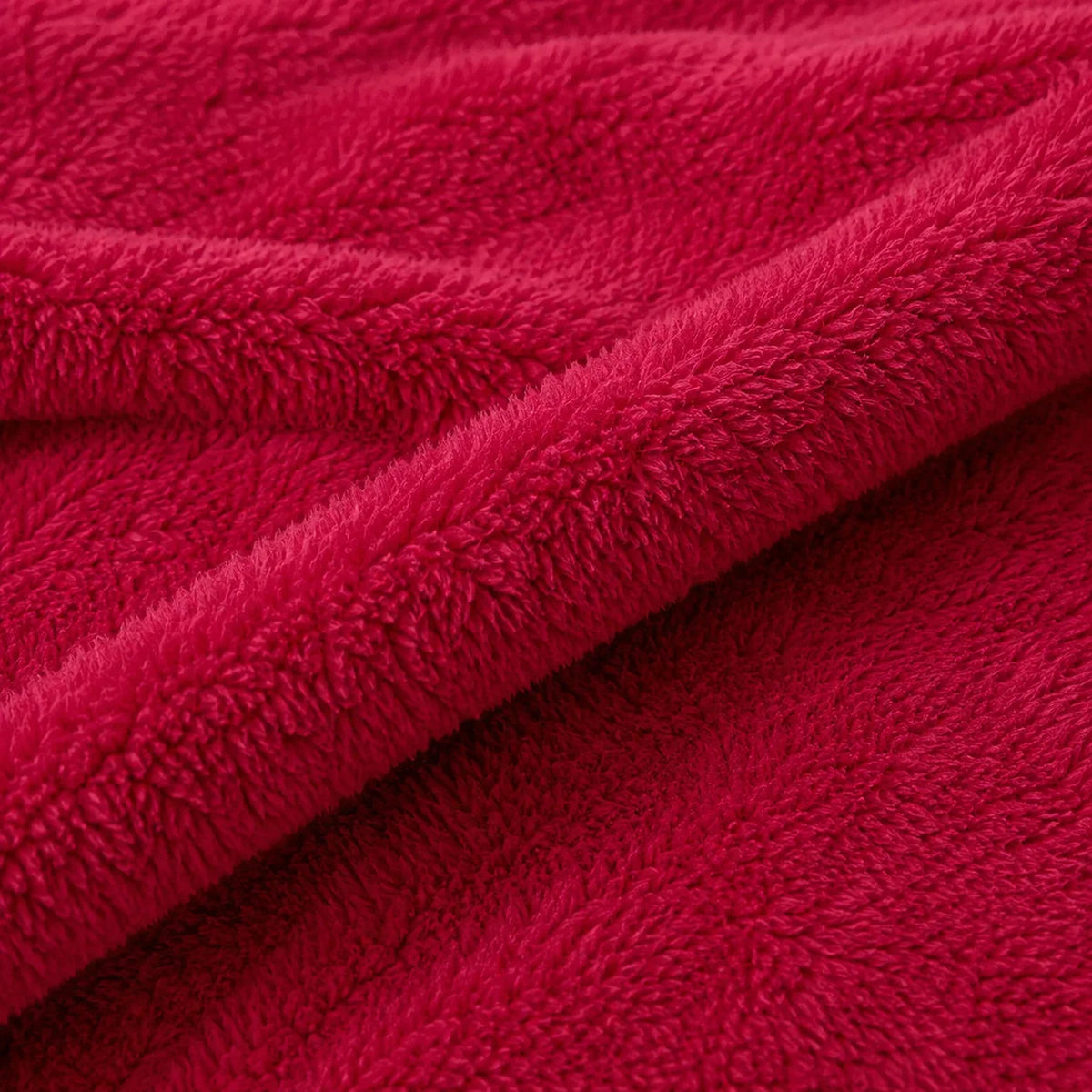 Cobija Piel de Durazno Soft Rojo Escarlata 180x200cm Fondo Entero Térmica