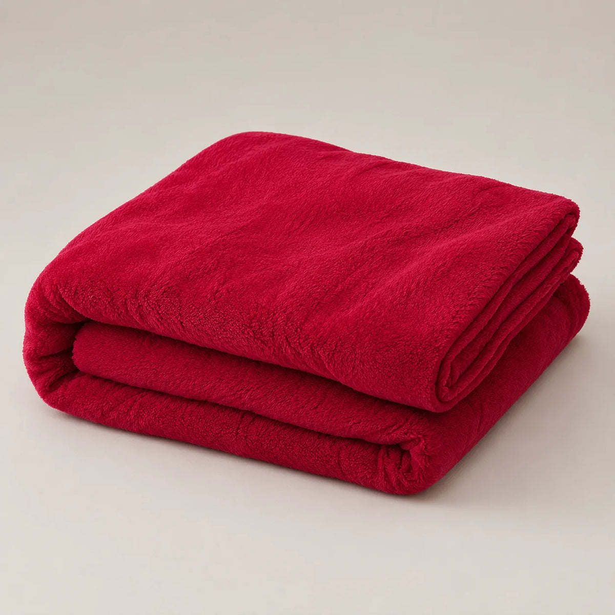 Cobija Piel de Durazno Soft Rojo Escarlata 180x200cm Fondo Entero Térmica