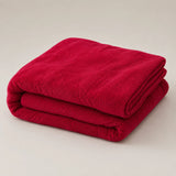 Cobija Piel de Durazno Soft Rojo Escarlata 180x200cm Fondo Entero Térmica