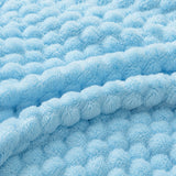 Cobija Texture Azul Cielo 180x200cm Fondo Entero