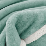 Cobija Ovejera Verde Menta 180x250cm Fondo Entero Térmica