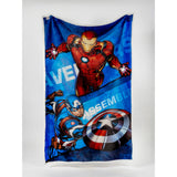 Cobija Ovejera Disney Azul y Azul Oscuro 100x150cm de Avengers Térmica