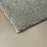 Tapete de baño gris 50x80 cm en microfibra antideslizante suave