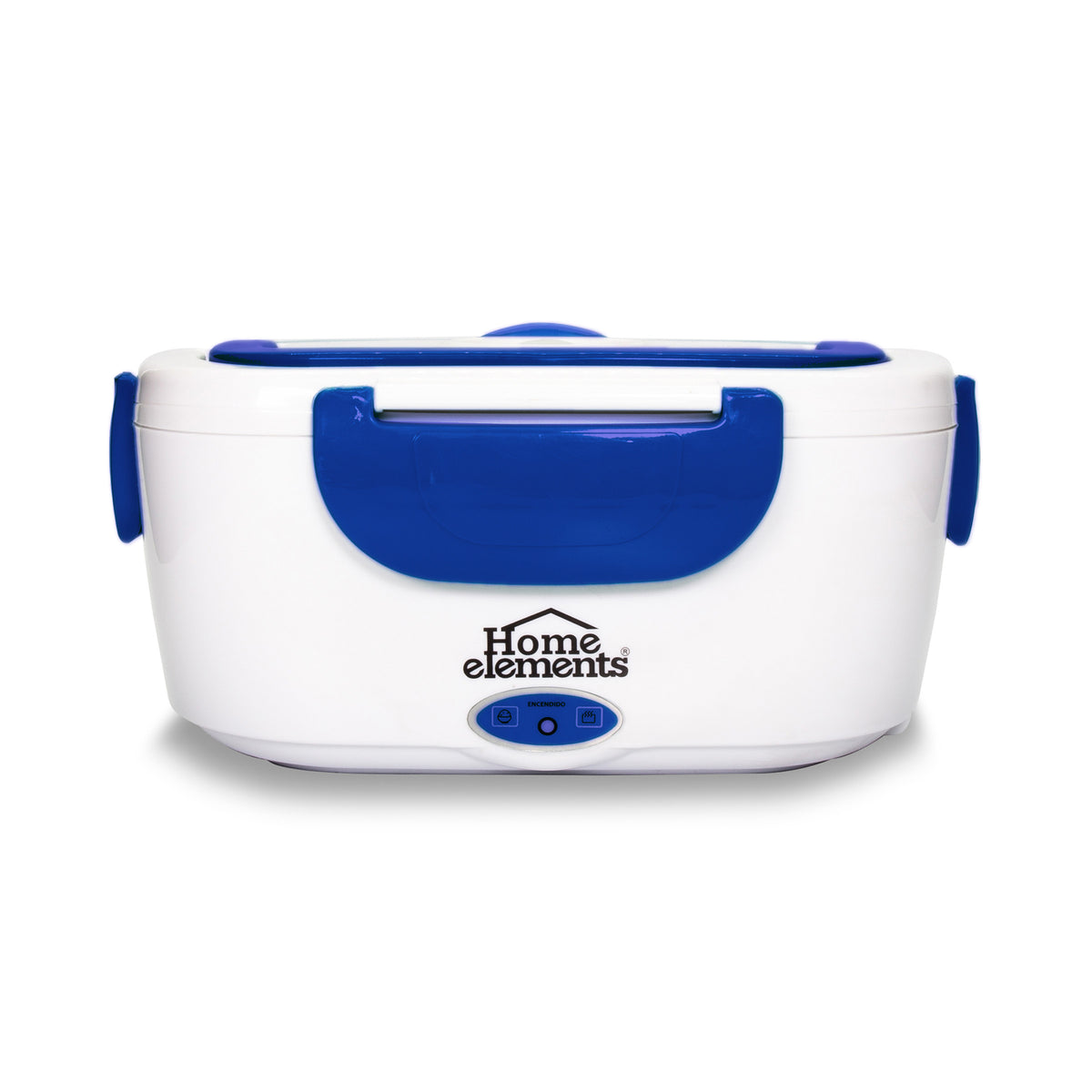 Lonchera eléctrica Home Elements azul portátil 1 L 40 W con 2 recipientes