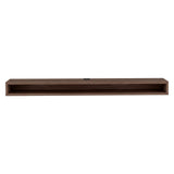 Rack de TV Luft Avellana 180x15cm para TV Hasta 75" Pulgadas con Un Compartimiento