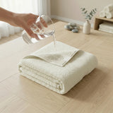 Toalla de manos blanco marfil Elegant 40x70 cm en algodón 400 gsm