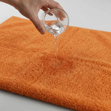 Toalla de manos naranja Elegant 40x70 cm en algodón 100 400 gsm