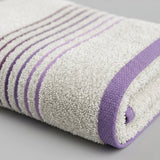 Toalla de cuerpo beige Mediterráneo en algodón 70x130 cm 550 g