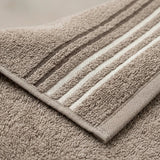 Toalla de cuerpo café Mediterráneo 70x130 cm en algodón 550 g
