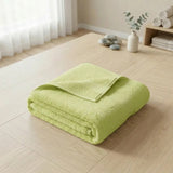 Toalla de manos verde claro Elegant en algodón 100 50x100 cm 400 gsm