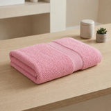 Toalla de cuerpo rosa en algodón 70x140 cm 550 g