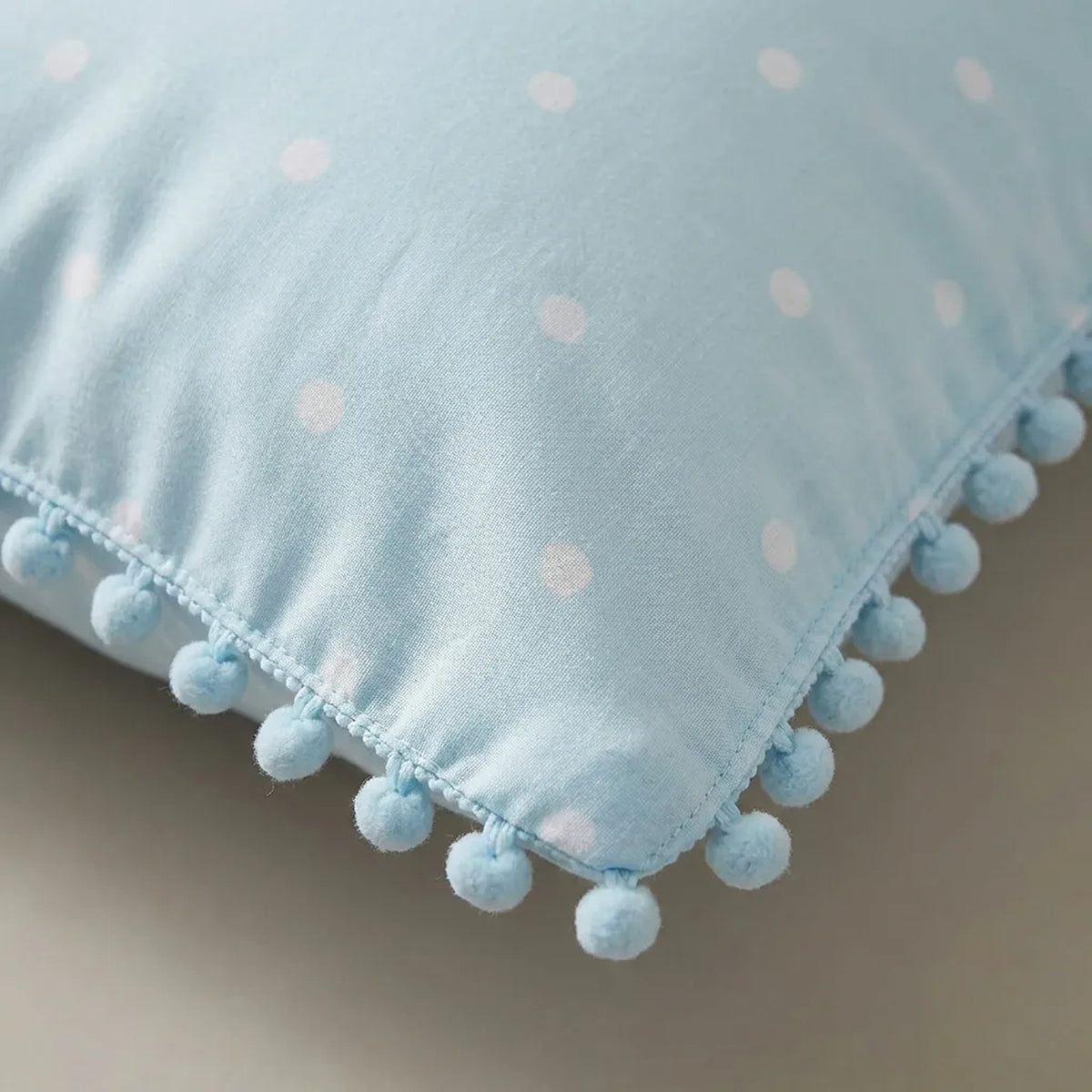 Cubrelecho para cama doble azul Luno 140x190 cm superacolchado doble faz