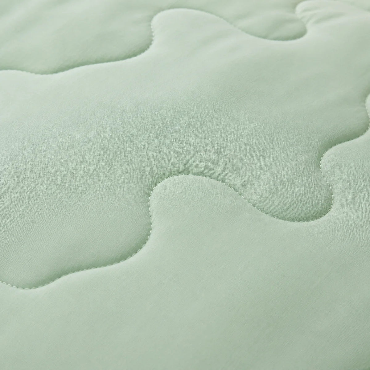 Cubrelecho acolchado queen verde Cotton Sense doble faz 160x190 cm