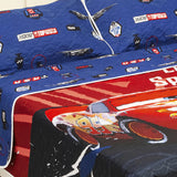 Cubrelecho infantil sencillo Disney Core Rayo McQueen doble faz 100x190 cm