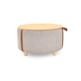 Mesa de centro baúl Bari plata oasis 62x37 cm tapizada en tela
