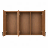 Cocina Dominica Natural y Blanco Apagado 120x145.5cm con Cinco Puertas sin Mesón y Sin Estufa