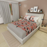 Sábana ajustable Savia Silvestre para cama doble estampada en microfibra 140x190 cm