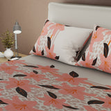 Sábana ajustable Savia Silvestre para cama doble estampada en microfibra 140x190 cm