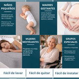 Combo protector de colchón semidoble gris impermeable 120x190 cm con 2 protectores de almohada