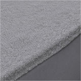 Combo protector de colchón king gris impermeable 200x200 cm con 2 protectores de almohada