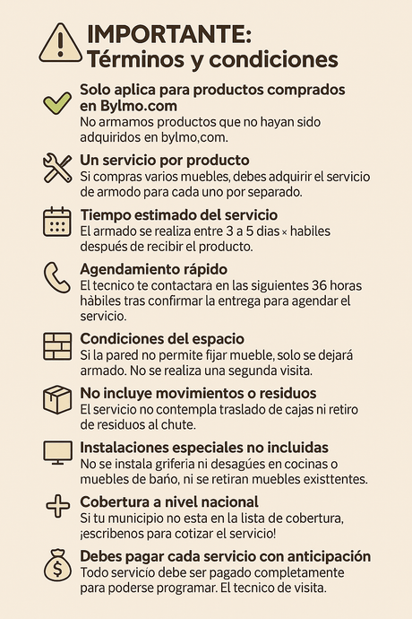 Servicio de armado profesional a domicilio - SERVICIO DE ARMADO | Bylmo