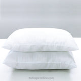 Combo 2 Almohadas Fibra Siliconada Blanco 35X55cm