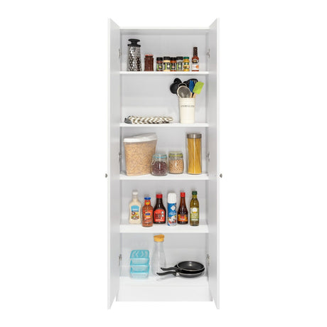 Alacena Hamburg Blanco 60 cm con Dos Puertas - Muebles Organizadores | Bylmo