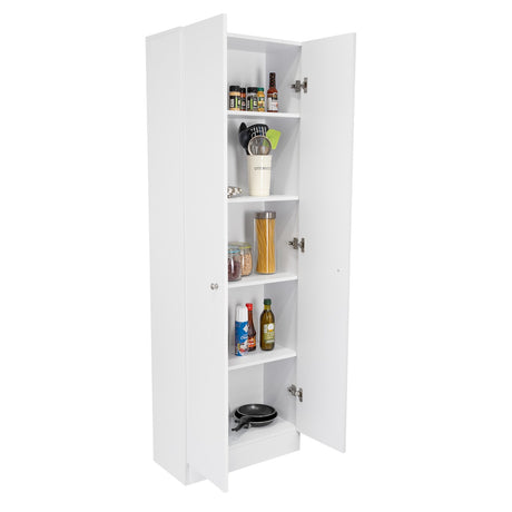 Alacena Hamburg Blanco 60 cm con Dos Puertas - Muebles Organizadores | Bylmo