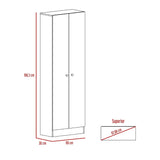 Alacena Multiusos Blanco 60 cm con Dos Puertas