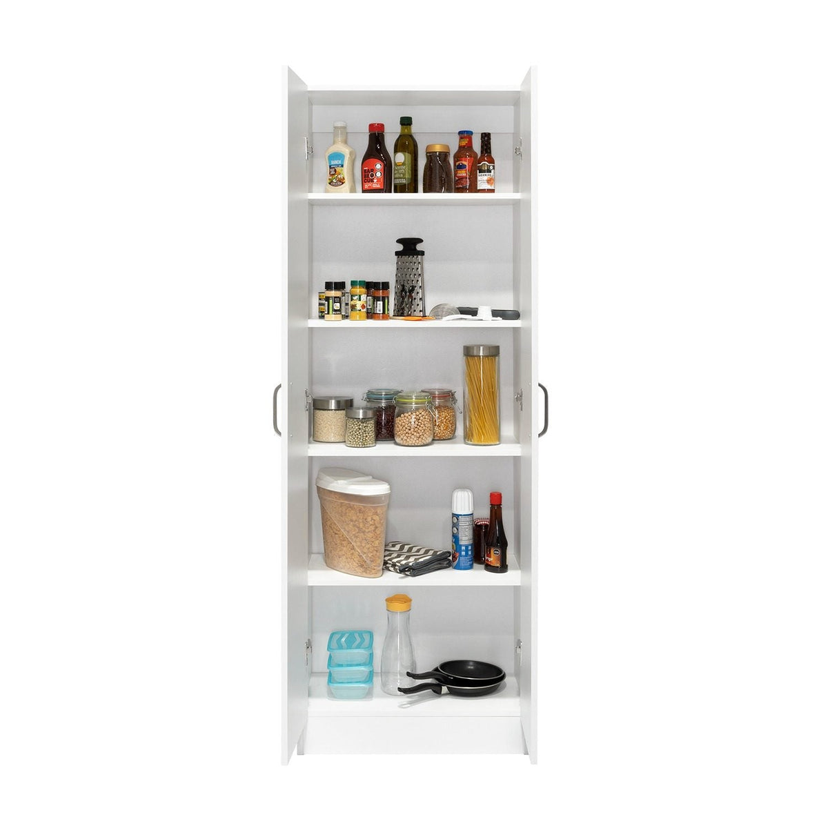 Alacena Multiusos Blanco 60 cm con Dos Puertas