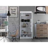 Alacena Varese Plus Blanco 70x160.75cm con Dos Puertas - Muebles Organizadores | Bylmo